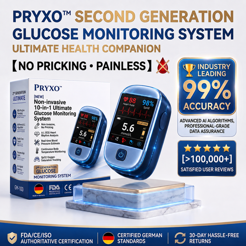 No more needles and pain! 🔥 | Pryxo™ Non-Invasive Blood Glucose Meter – Easy and Accurate Blood Sugar Monitoring, Wherever You Are 🔥
