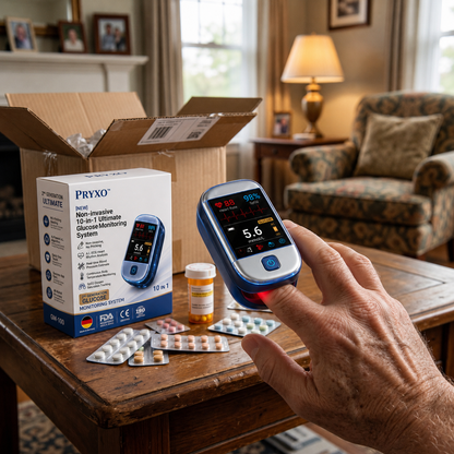 No more needles and pain! 🔥 | Pryxo™ Non-Invasive Blood Glucose Meter – Easy and Accurate Blood Sugar Monitoring, Wherever You Are 🔥